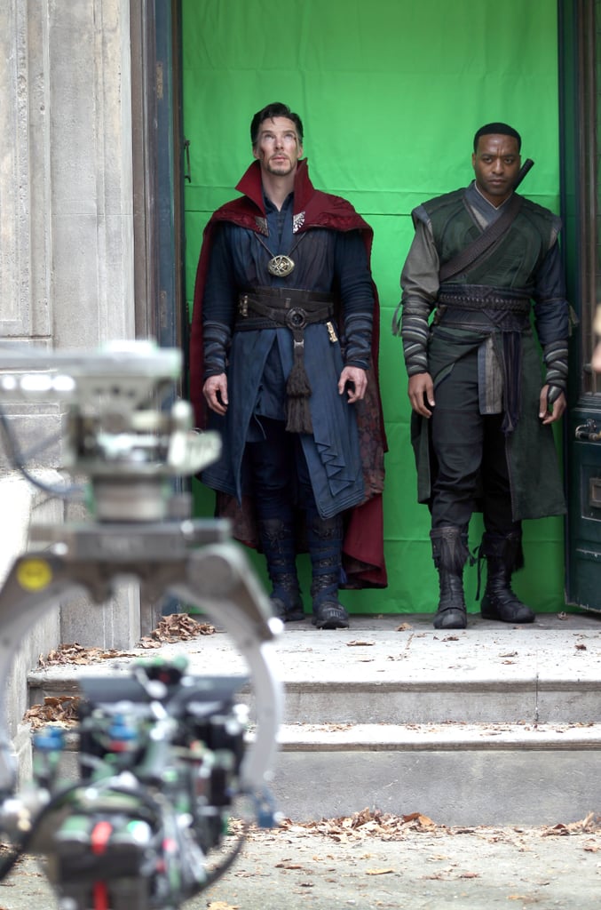 Benedict Cumberbatch Filming Doctor Strange Set Pictures