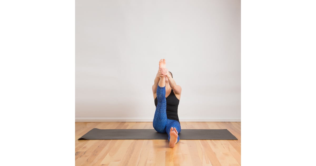 Modified Heron Pose | Hamstring Stretches Yoga Sequence ...