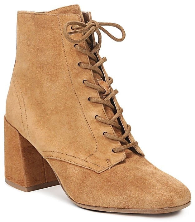 Vince Halle Suede Lace Up High Block 