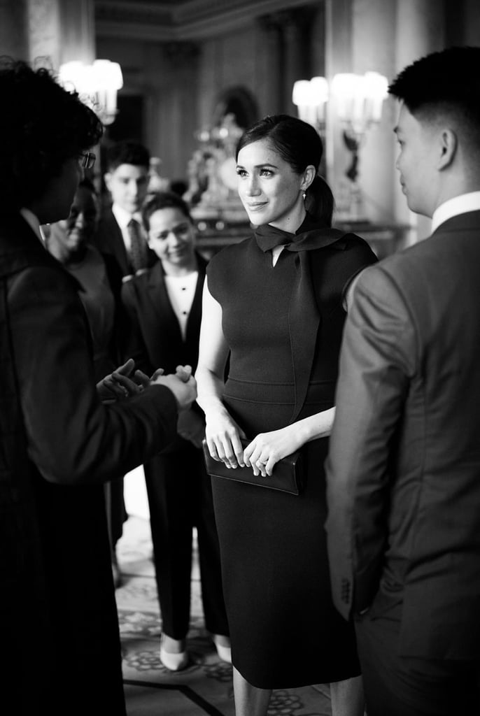 Meghan Markle Meets With Commonwealth Students at the Palace