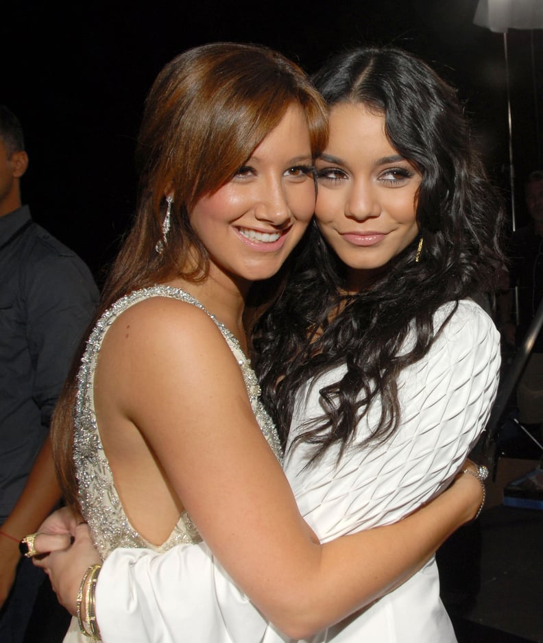 Ashley Tisdale and Vanessa Hudgens at the LA Premiere of High School Musical 3: Senior Year in 2008