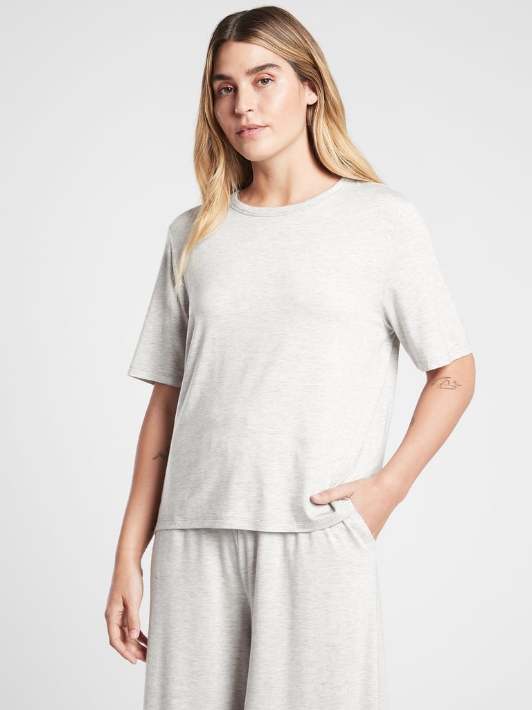 Athleta Nighttime Bliss Sleep Tee Athleta Launches New Sleepwear
