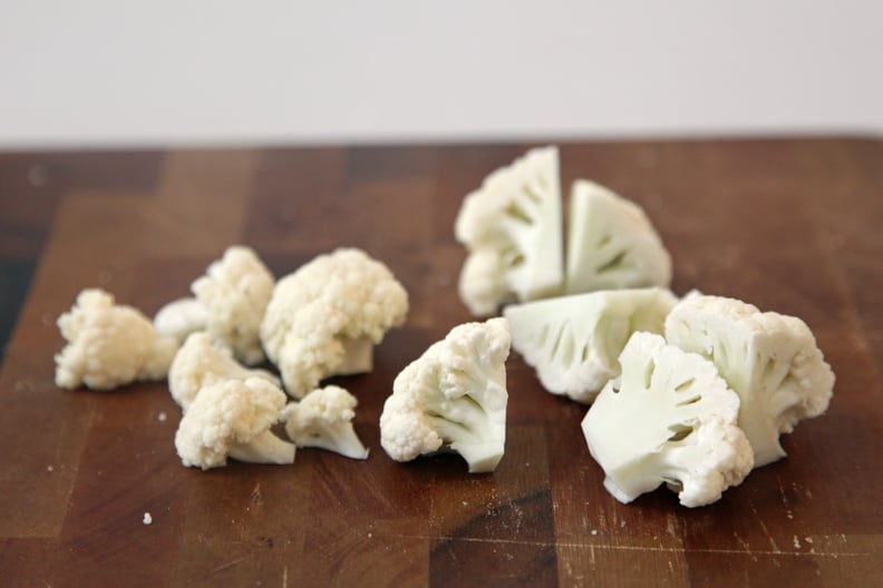 Trim the Cauliflower Florets Into Equal-Sized Pieces