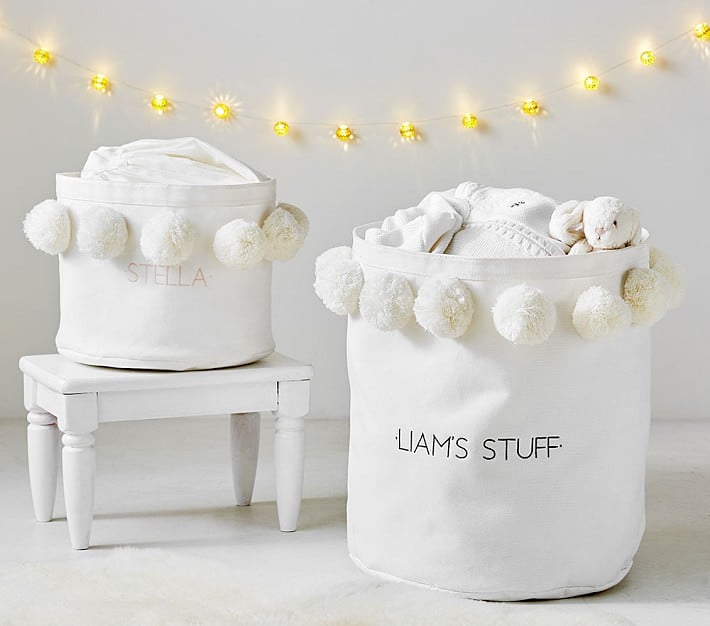 Emily & Meritt Canvas Pom Pom Storage