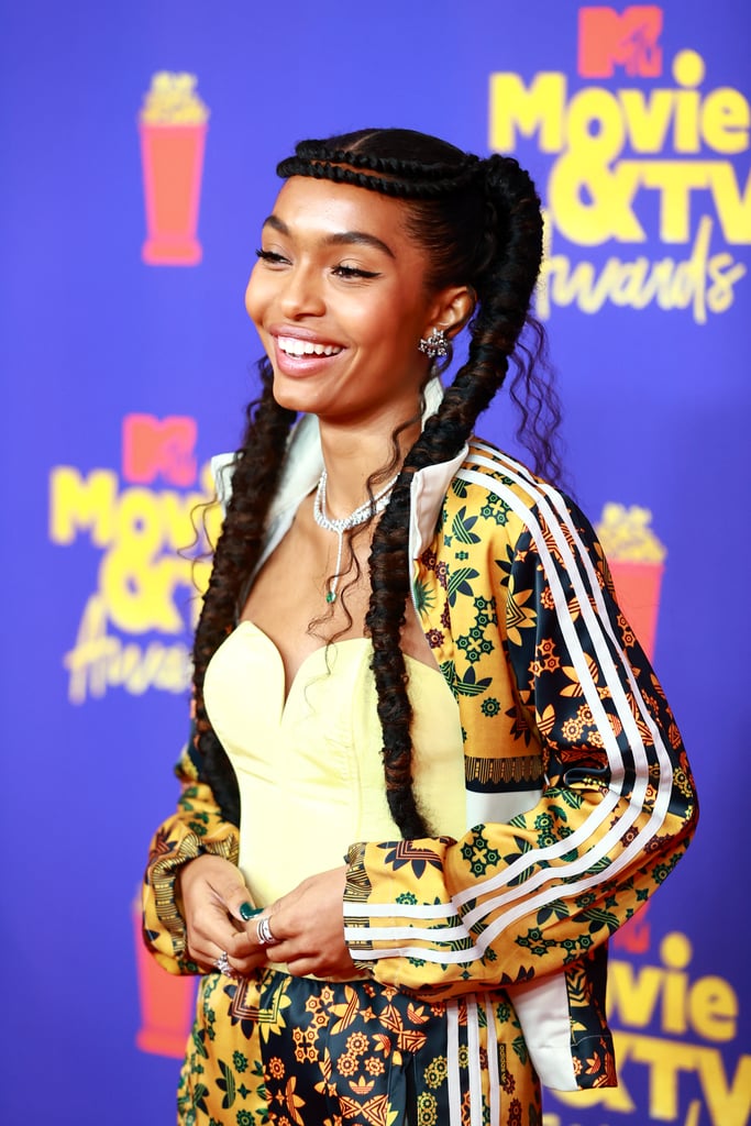 Yara Shahidi's Adidas Originals Tracksuit at the MTV Awards