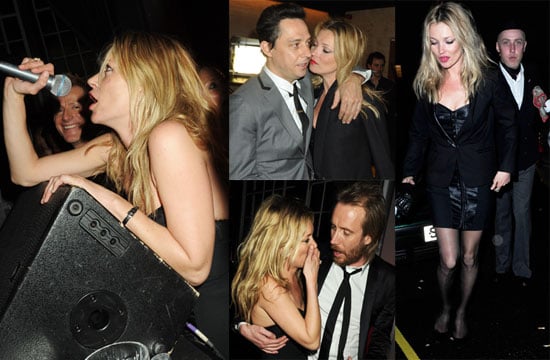 Photos of Kate Moss at the Mummy Rocks Party With Jamie Hince and James Brown
