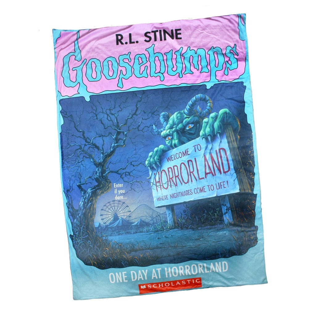 Goosebumps Horrorland Throw Blanket Nostalgic Halloween Horror Movie