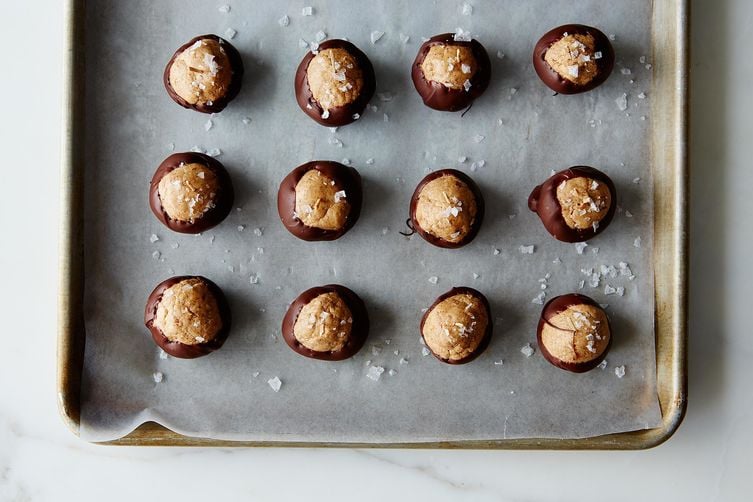 Almond Butter Buckeyes by Sarah Jampel