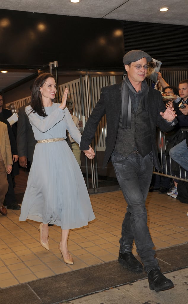 Angelina Jolie and Brad Pitt at By the Sea Screening in NYC