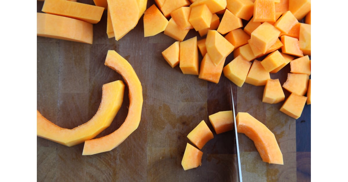 Cube the Butternut Squash How to Peel and Cut Butternut Squash