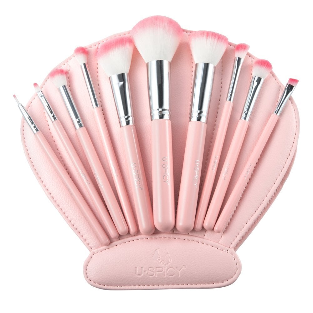 Mermaid Shell Makeup Brush Set