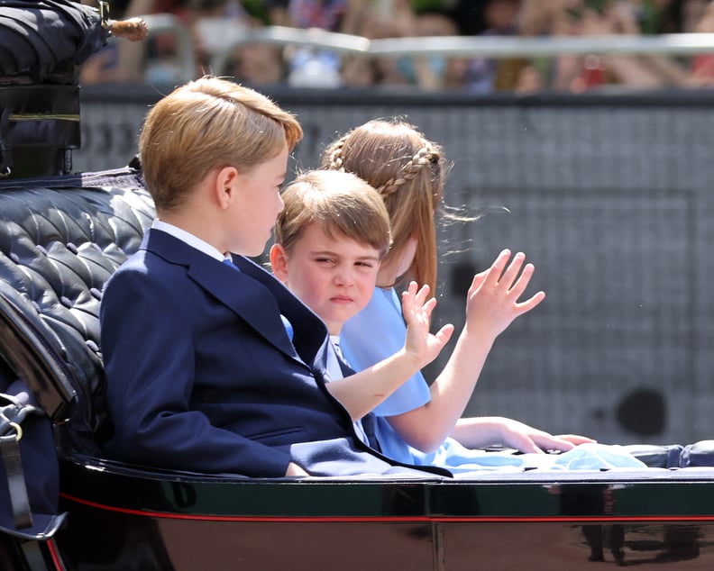 George, Charlotte, and Louis at Trooping the Colour 2022 | POPSUGAR ...
