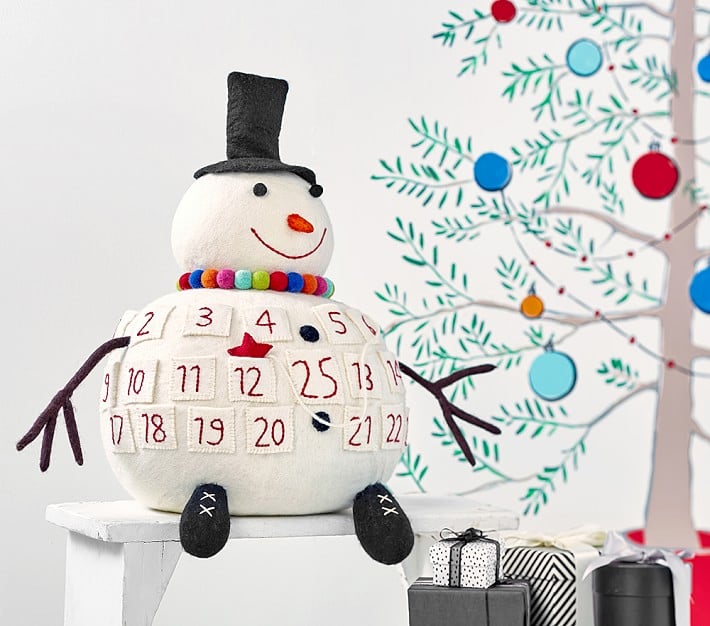 3D Merry and Bright Snowman Advent Calendar