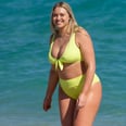 Iskra Lawrence Glows in a Neon Bikini During a Sandy, Dandy Beach Trip