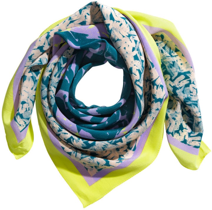Patterned Silk Scarf ($40)