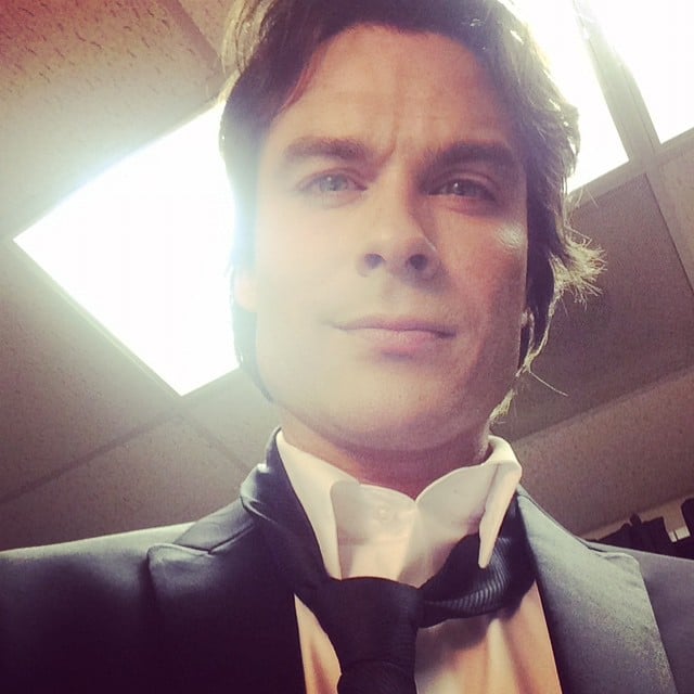 Meanwhile, Ian Somerhalder posted this one picture of himself.