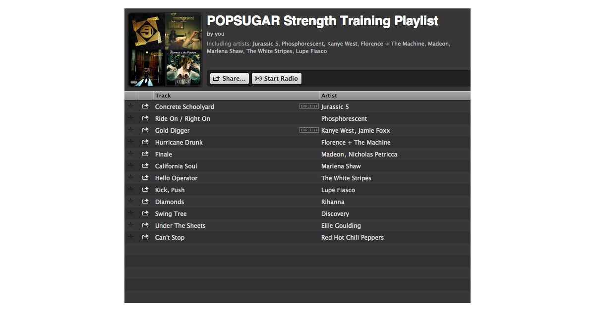 Songs For Strength Training Best Workout Music 2012 POPSUGAR