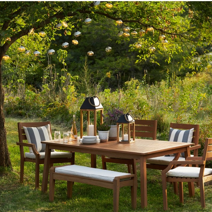 Chesapeake 6Piece Wood Patio Dining Set Target Memorial Day Outdoor
