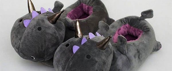 Smoko Heated Dragon Slippers