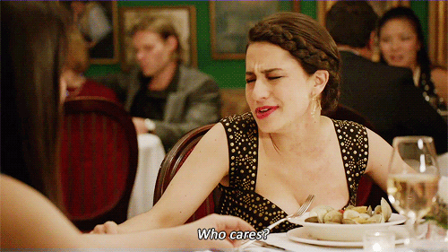 When you want to feel fancy AF at a nice restaurant and you just ignore the prices.