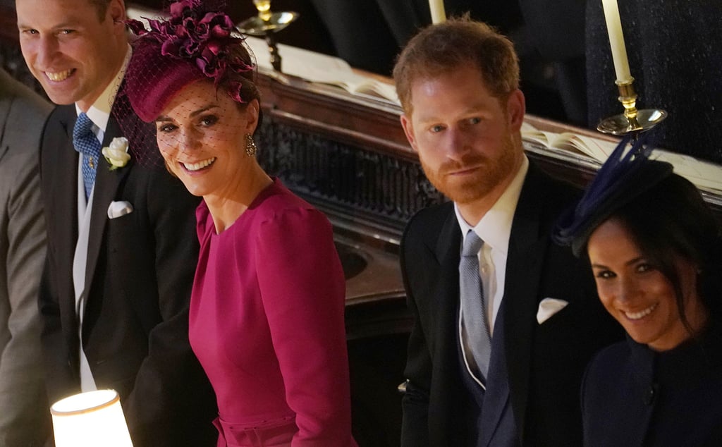 Kate Middleton and Prince William at Eugenie's Wedding