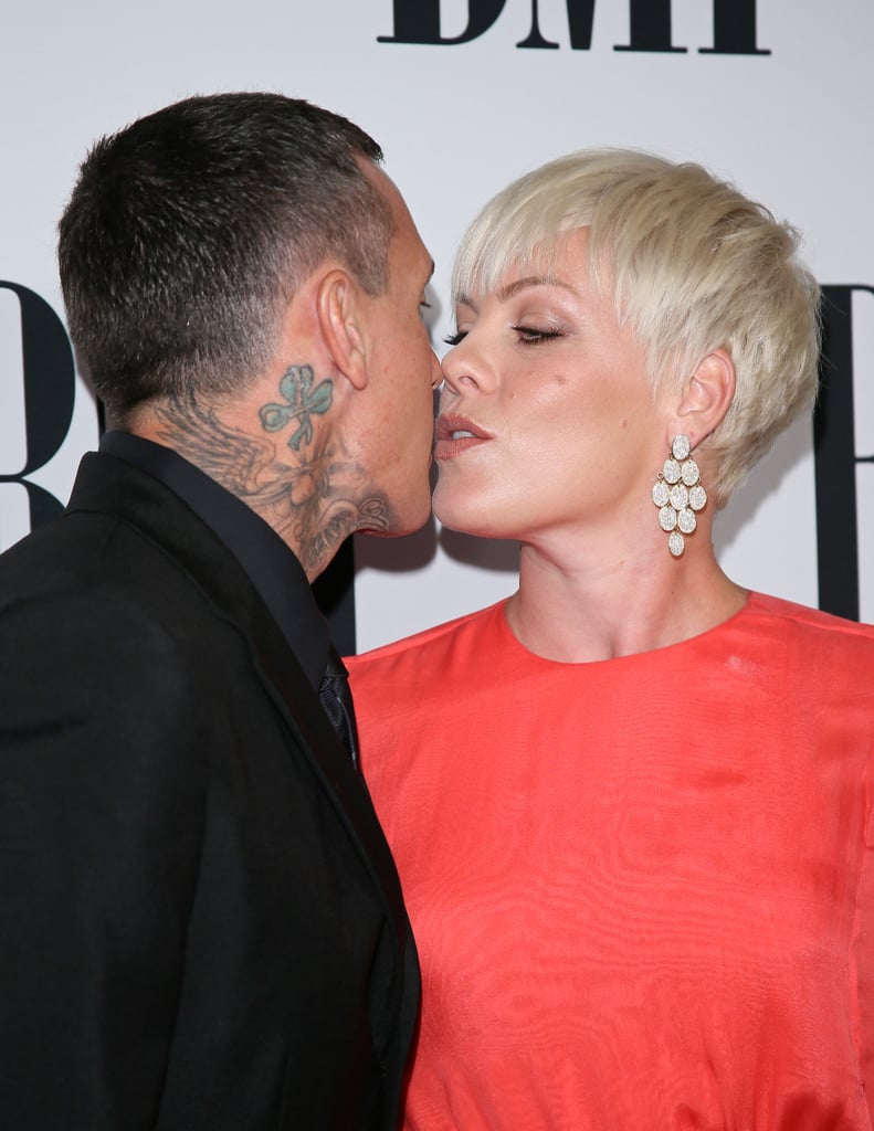 Pink and Carey Hart Red Carpet PDA May 2015