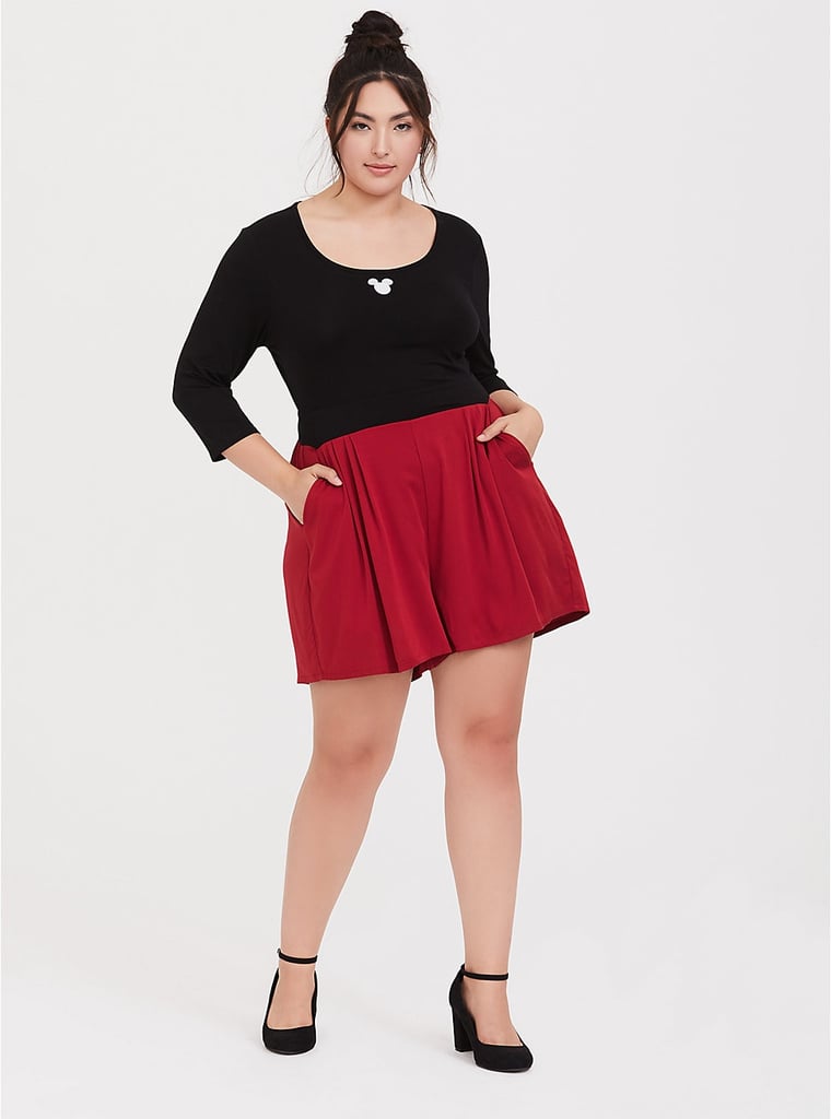 Disney Mickey Mouse Black & Red Romper