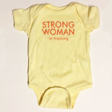 Strong Woman in Training Onesie