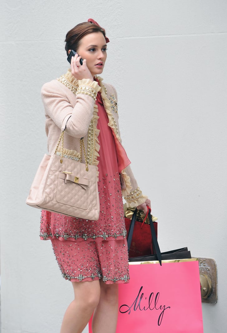 Pink Dress | Leighton Meester Dressing Like Blair Waldorf on Gossip ...