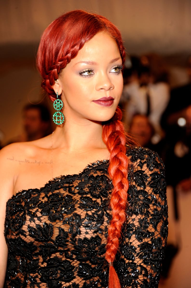Rihanna's Red Braid in 2011