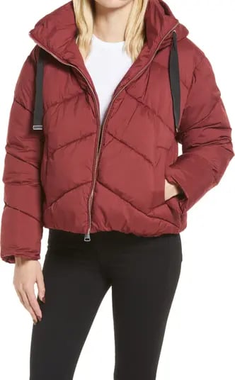 Wintry Mix: Nordstrom Hooded Puffer Jacket