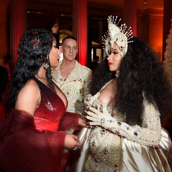 Cardi B and Nicki Minaj at the 2018 Met Gala