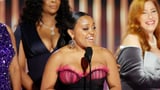 Quinta Brunson Says Hi to Brad Pitt During Acceptance Speech