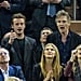 Liam Neeson and Sons at Hockey Game March 2016