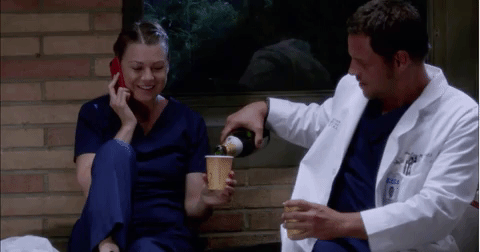 Season 14, Ep. 7: Meredith and Alex Celebrate Her Harper ...