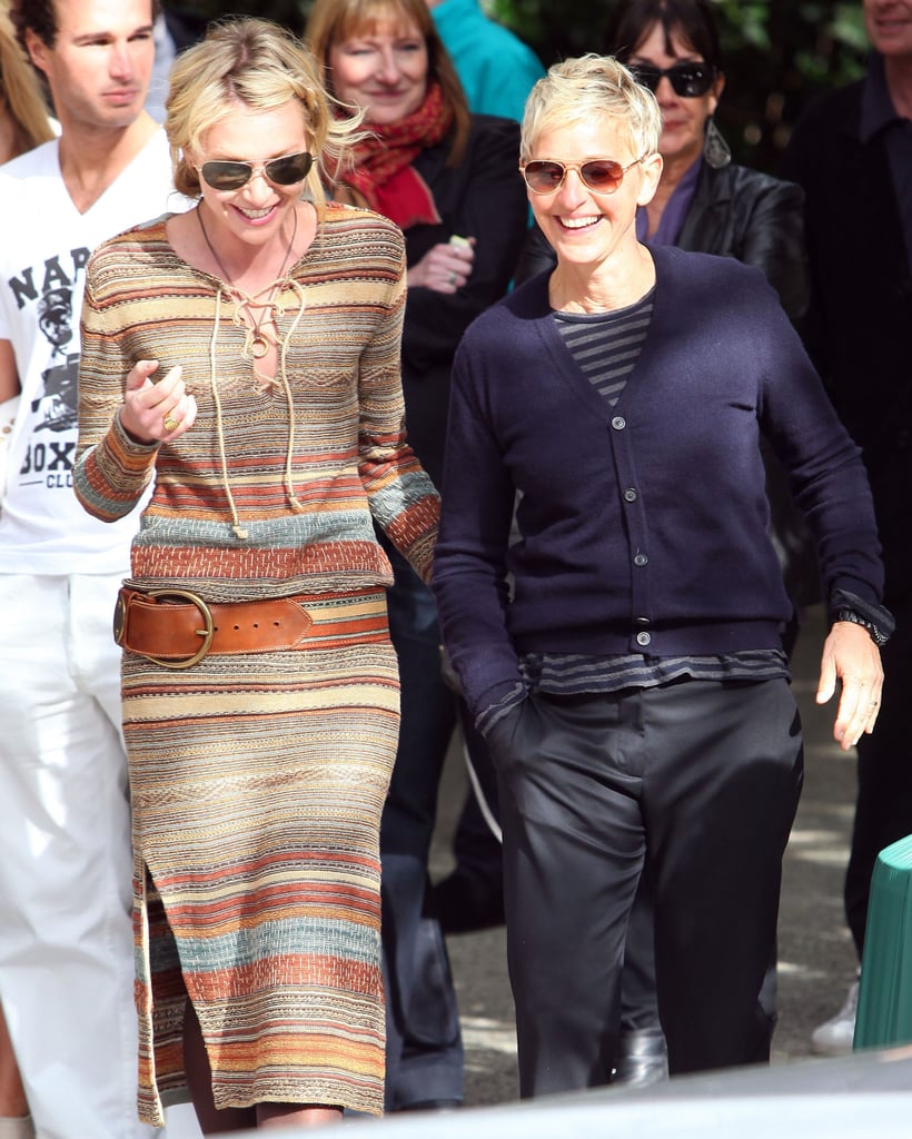 Cute Portia de Rossi and Ellen DeGeneres Pictures