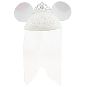 Minnie Mouse Ear Bride Hat