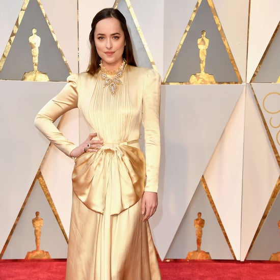 Dakota Johnson Wearing Gucci at the 2017 Oscars