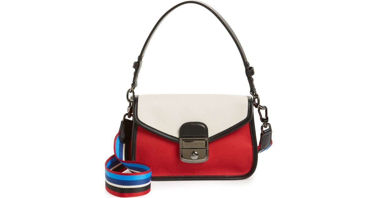 Longchamp Small Mademoiselle Gabardine Canvas Shoulder Bag Best Bags