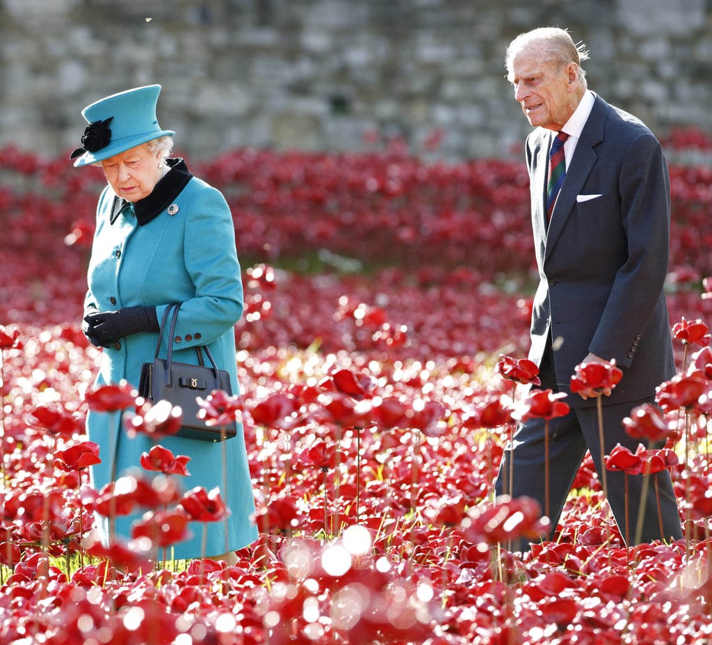 Nobody walks in front of the queen — not even her husband.
