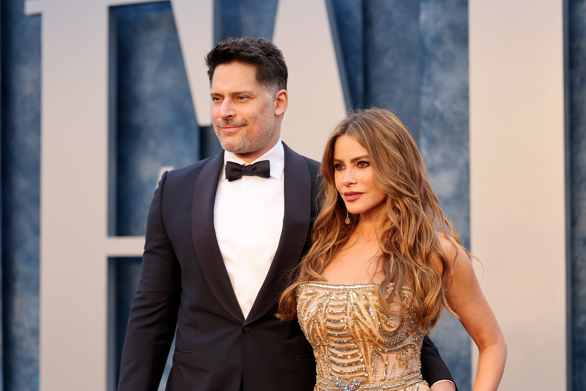 BEVERLY HILLS, CALIFORNIA - MARCH 12: Joe Manganiello and Sofía Vergara attend the 2023 Vanity Fair Oscar Party Hosted By Radhika Jones at Wallis Annenberg Centre for the Performing Arts on March 12, 2023 in Beverly Hills, California. (Photo by Cindy Ord/VF23/Getty Images for Vanity Fair)