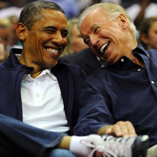 Pictures of Barack Obama and Joe Biden