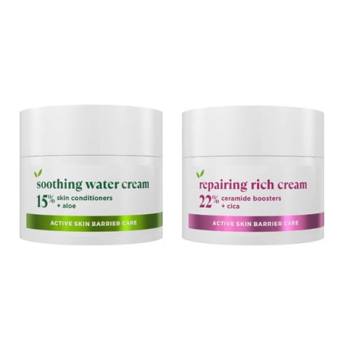 Simple Soothing Water Cream and Repairing Rich Cream