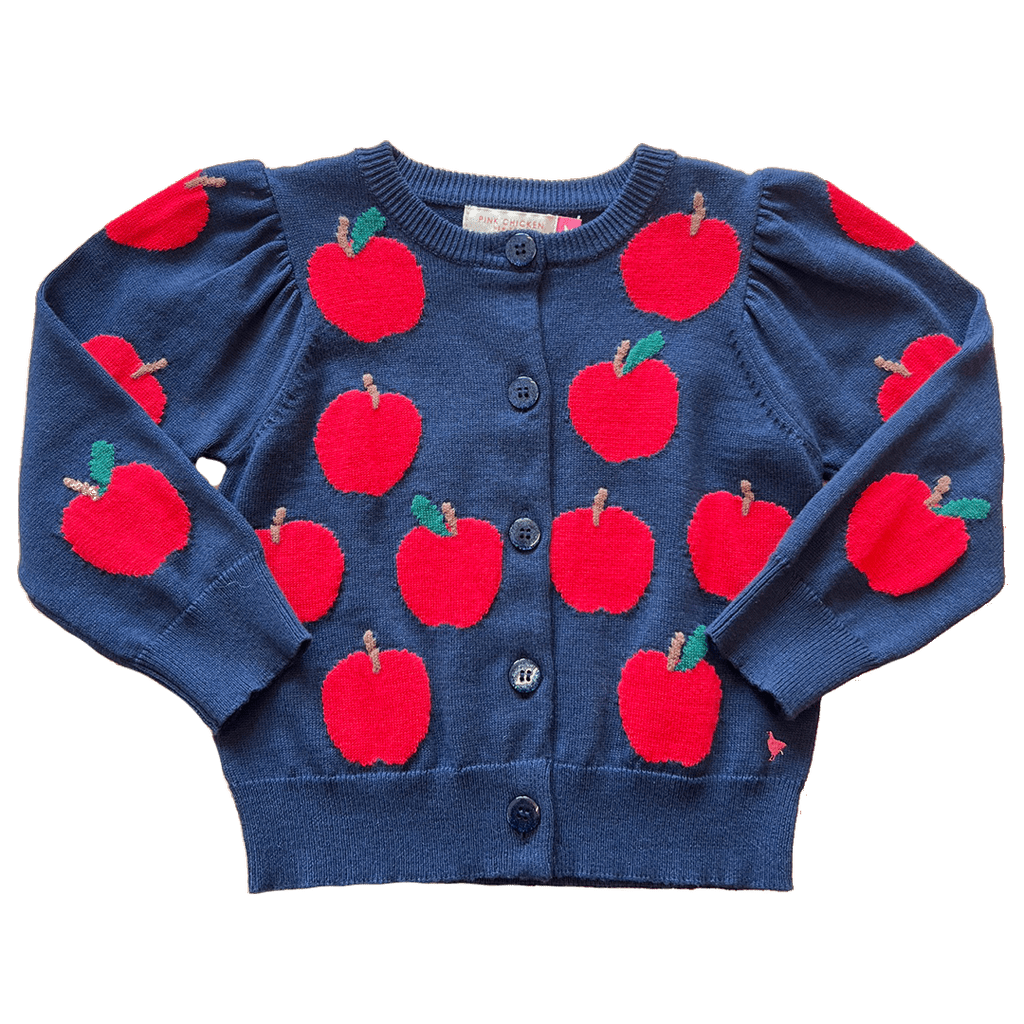 Pink Chicken Apples Sweater