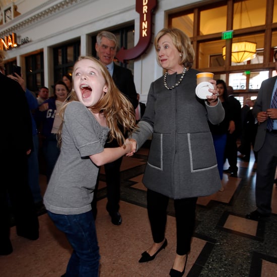 10-Year-Old Macy Friday Meets Hillary Clinton | Pictures