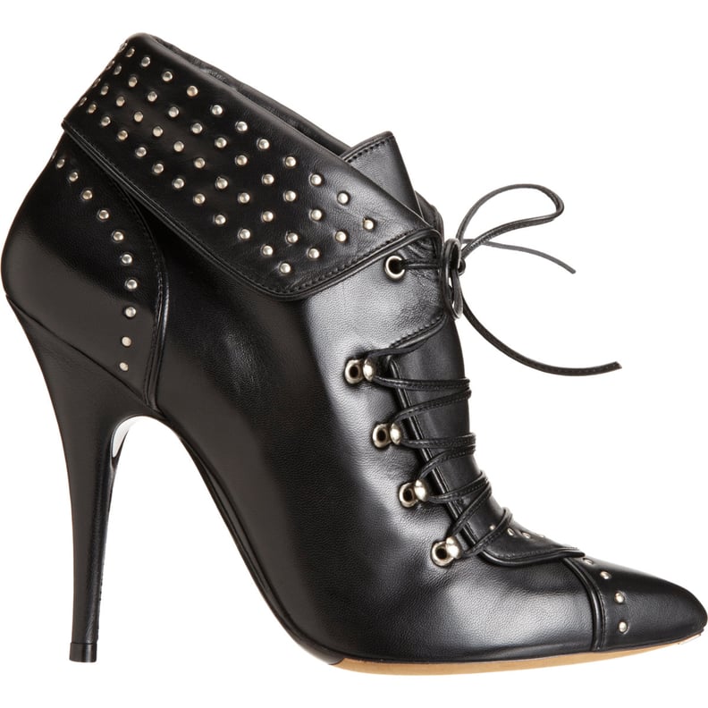 Tabitha Simmons Wicked Studded Black Ankle Boots