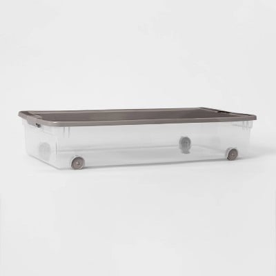 Room Essentials 60qt Latching Underbed Tote