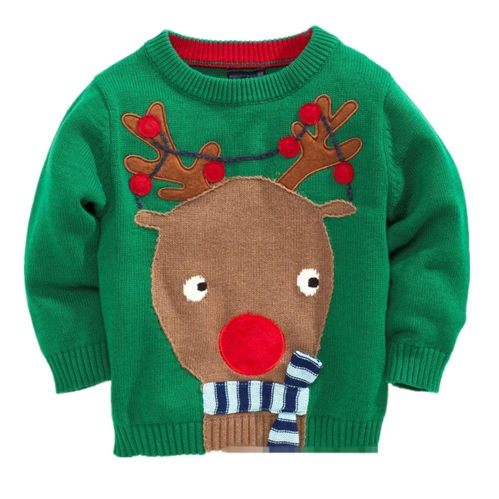 Rudolph Reindeer Red Nose Sweater