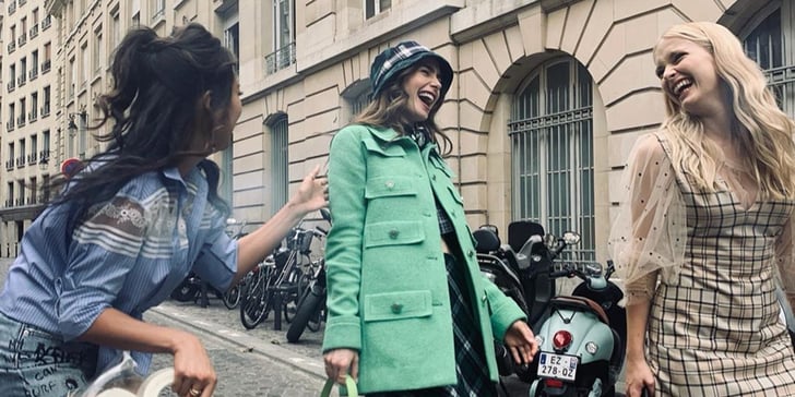 The Best Emily in Paris Behind-the-Scenes Cast Pictures | POPSUGAR Entertainment