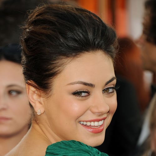 Mila Kunis Golden Globes 2011 Makeup And Hair Tutorial Popsugar Beauty